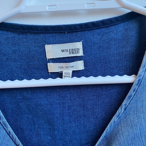 Aritzia Wilfred Free denim dress. - Picture 3 of 3